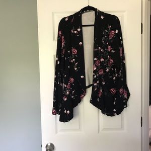 Torrid Floral Open Front Blazer